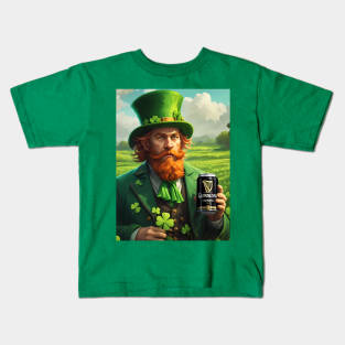 Folk Art Leprechaun Kids T-Shirt